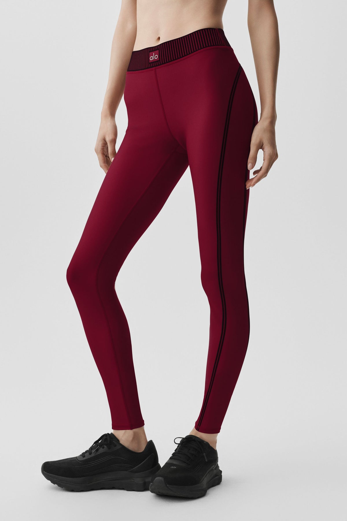 Airlift High-Waist 7/8 Line Up Legging - Summer Romance Red--2