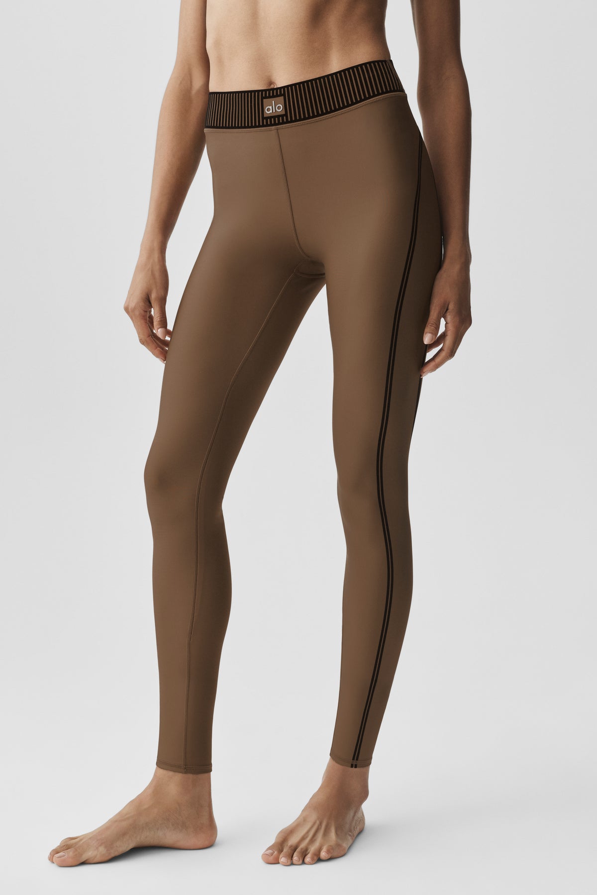 Airlift High-Waist 7/8 Line Up Legging - Java Brown--2