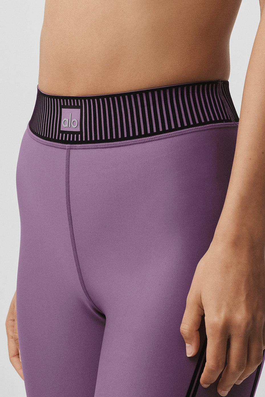 Airlift High-Waist 7/8 Line Up Legging - Plum Kiss--3