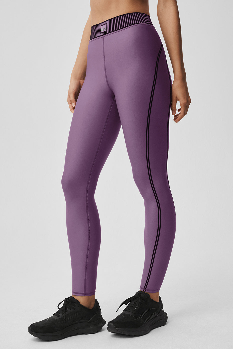Airlift High-Waist 7/8 Line Up Legging - Plum Kiss--2