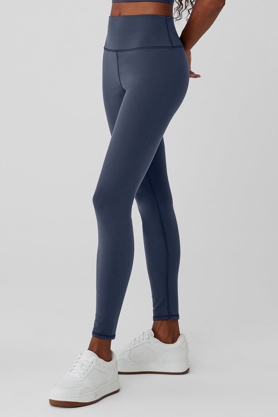 Airbrush Winter Warm High-Waist Nocturne Legging - Navy--2