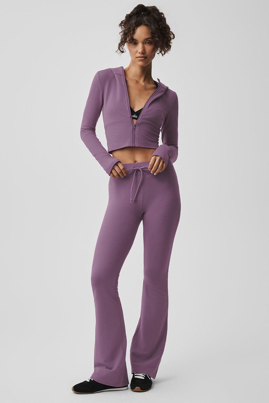 Sway Bootcut Sweatpant - Plum Kiss--0