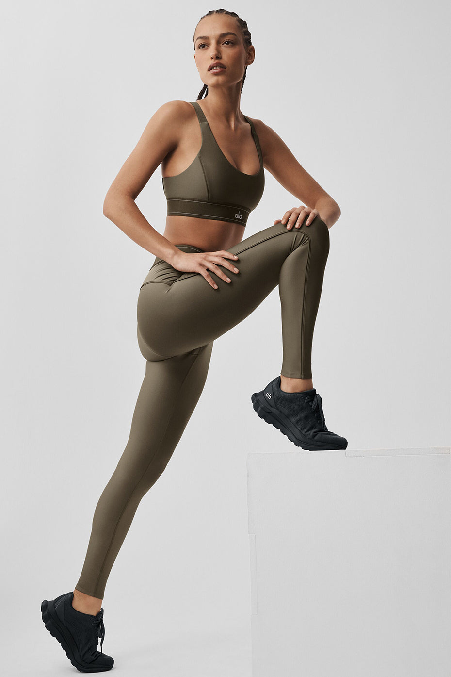 Airlift High-Waist Suit Up Legging - Olive Tree/Olive Tree--4