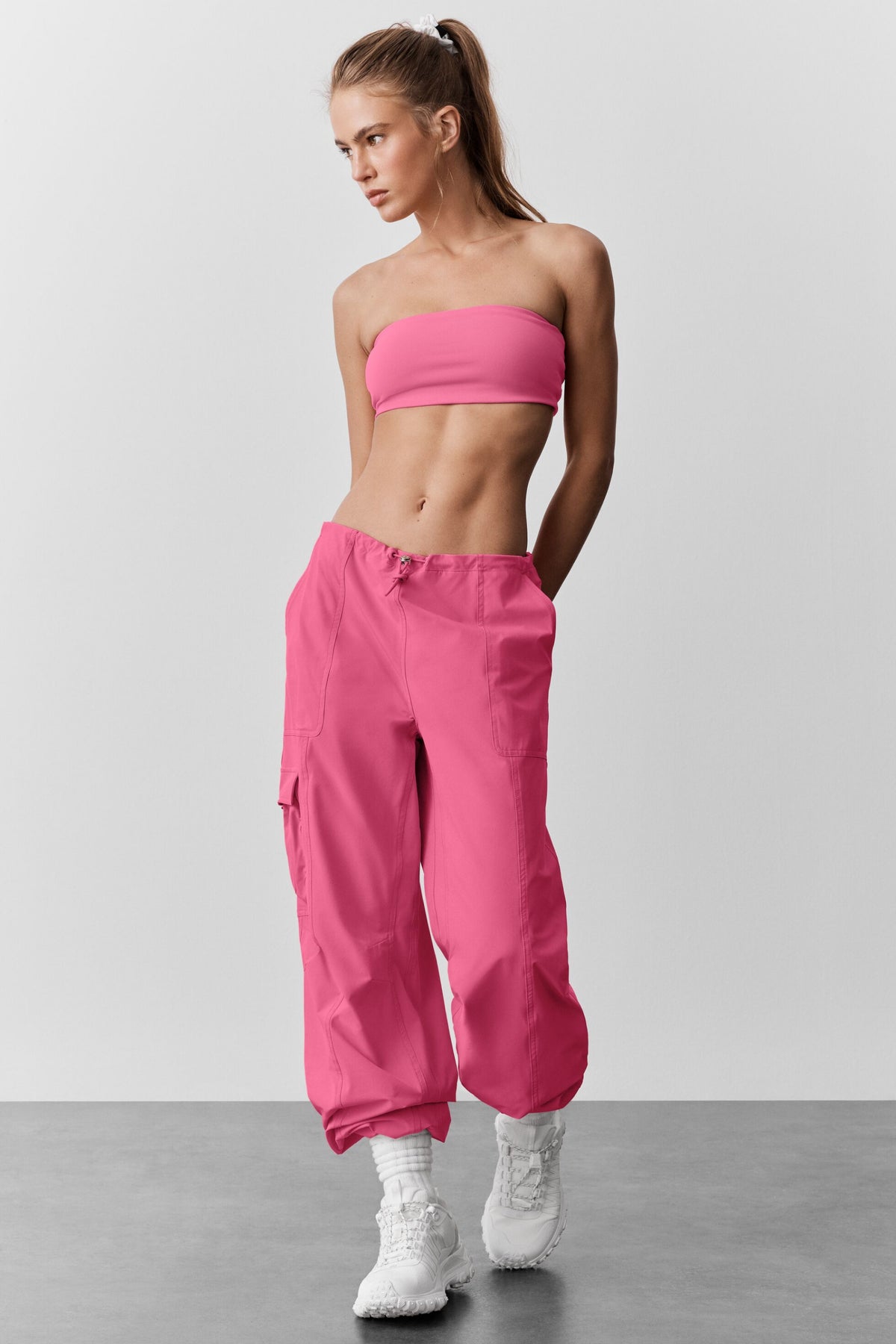 Low Rise Megastar Cargo Pant - Paradise Pink--4