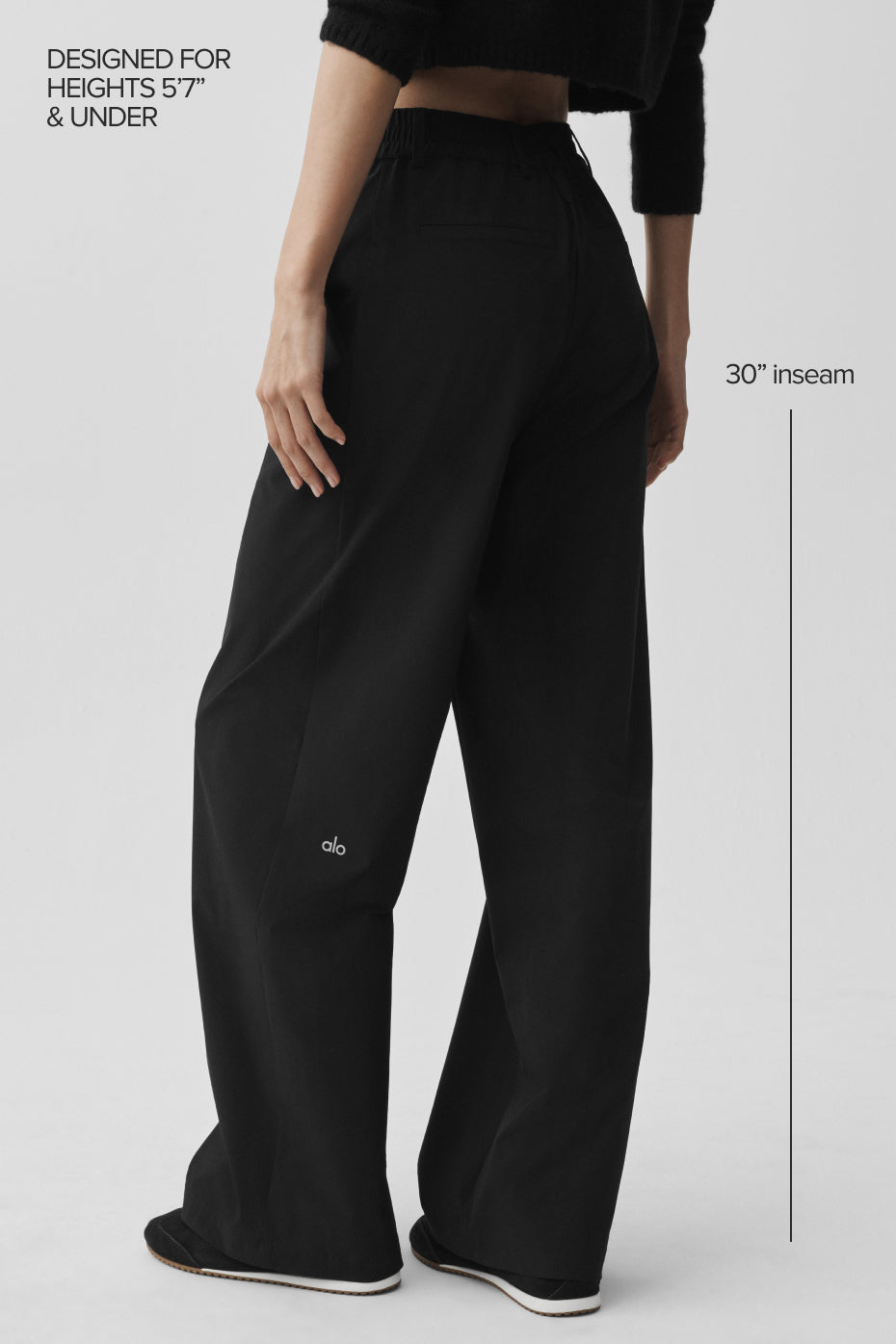 High-Waist Pursuit Trouser (Regular) - Black--1