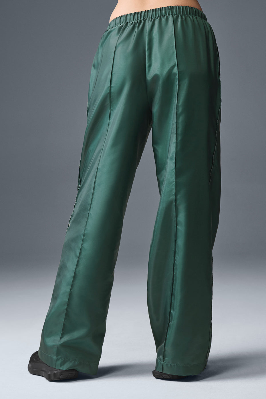 Afterglow Wide Leg Track Pant - Winter Ivy--2