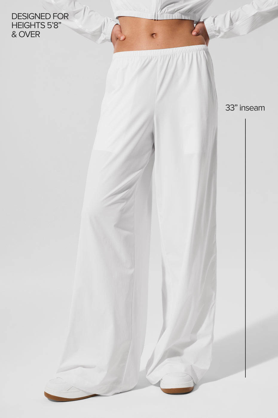 Breezy Wide Leg Pant (Long) - White--1