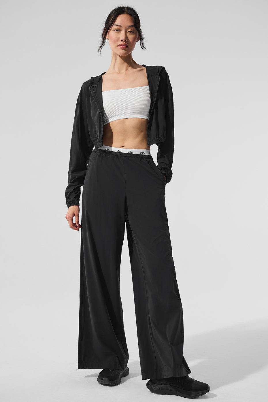 Breezy Wide Leg Pant (Long) - Black--0