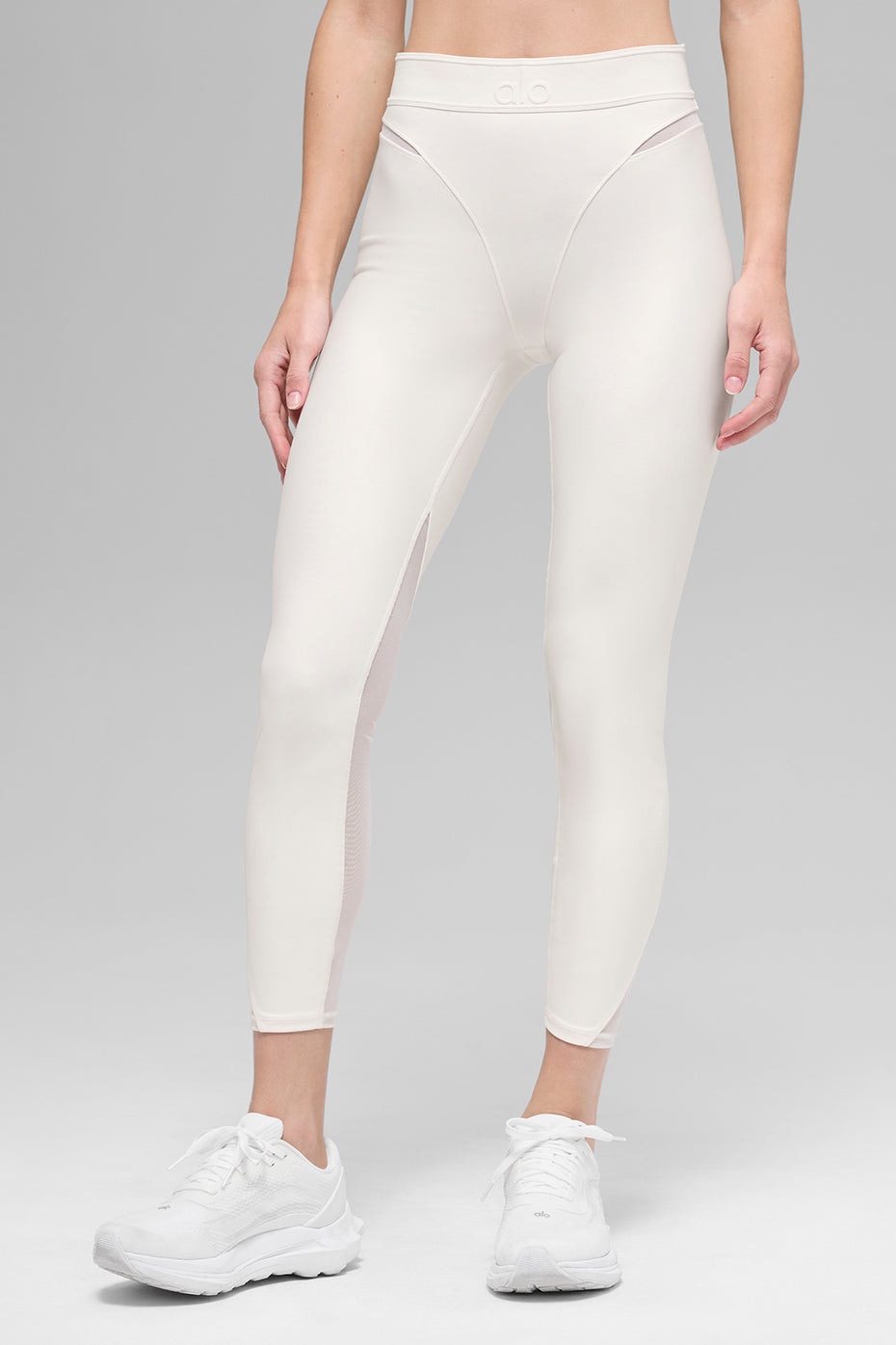 Airlift High-Waist 7/8 Rebel Legging - Ivory--2