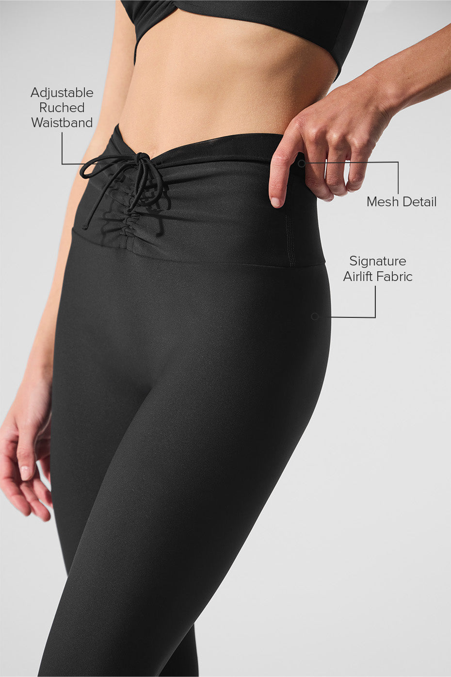 Airlift Mesh High-Waist Divine Legging - Black--1