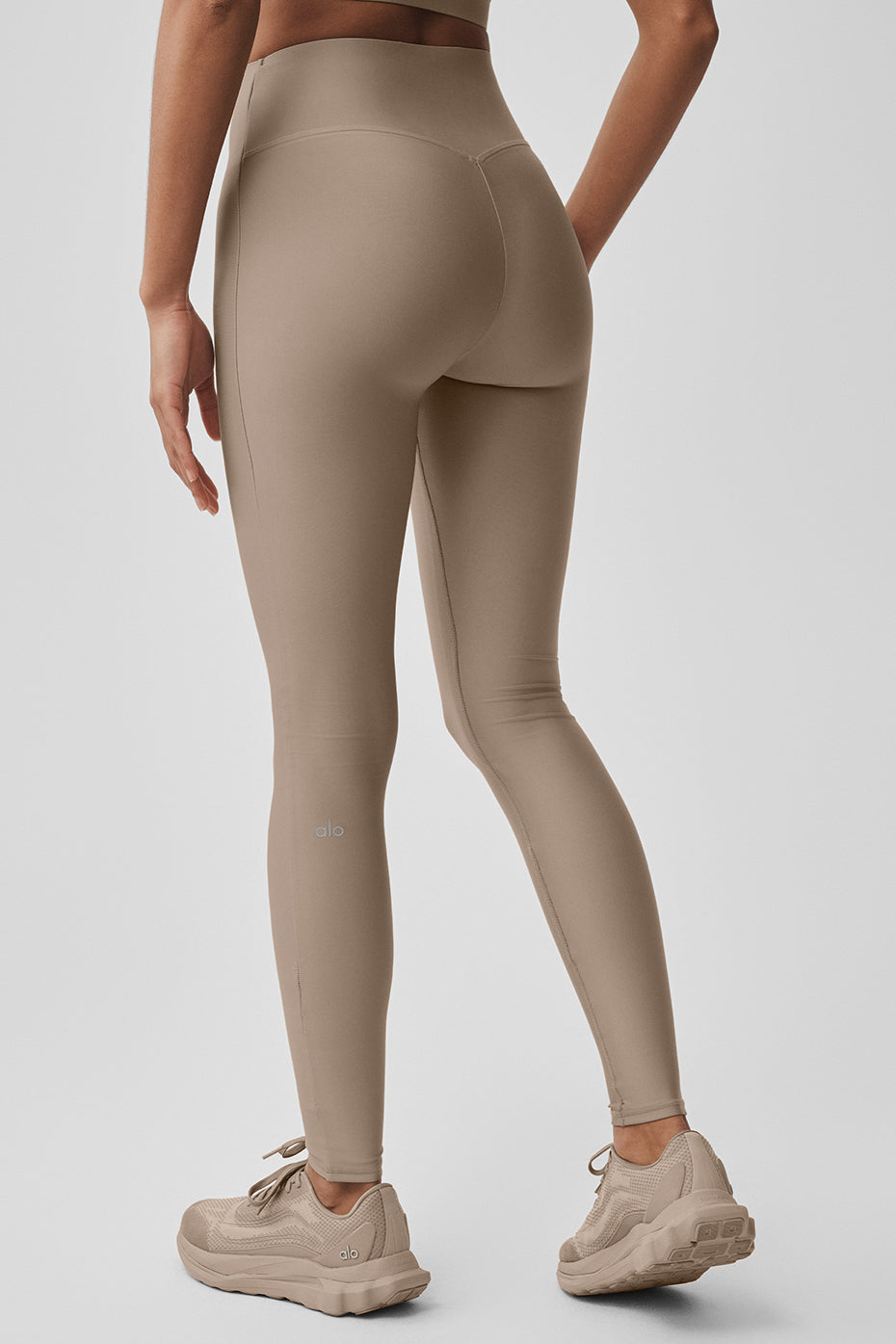 Airlift High-Waist Sleek Legging - Gravel--2