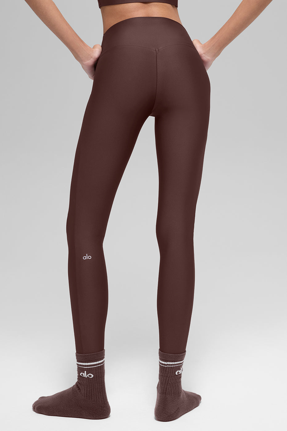 Airlift High-Waist Sleek Legging - Brownstone--2