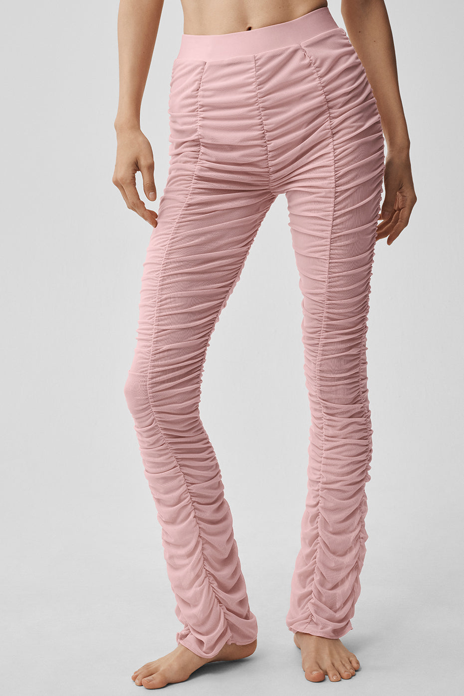 Airlift Mesh High-Waist Cherish Legging - Vintage Pink--2
