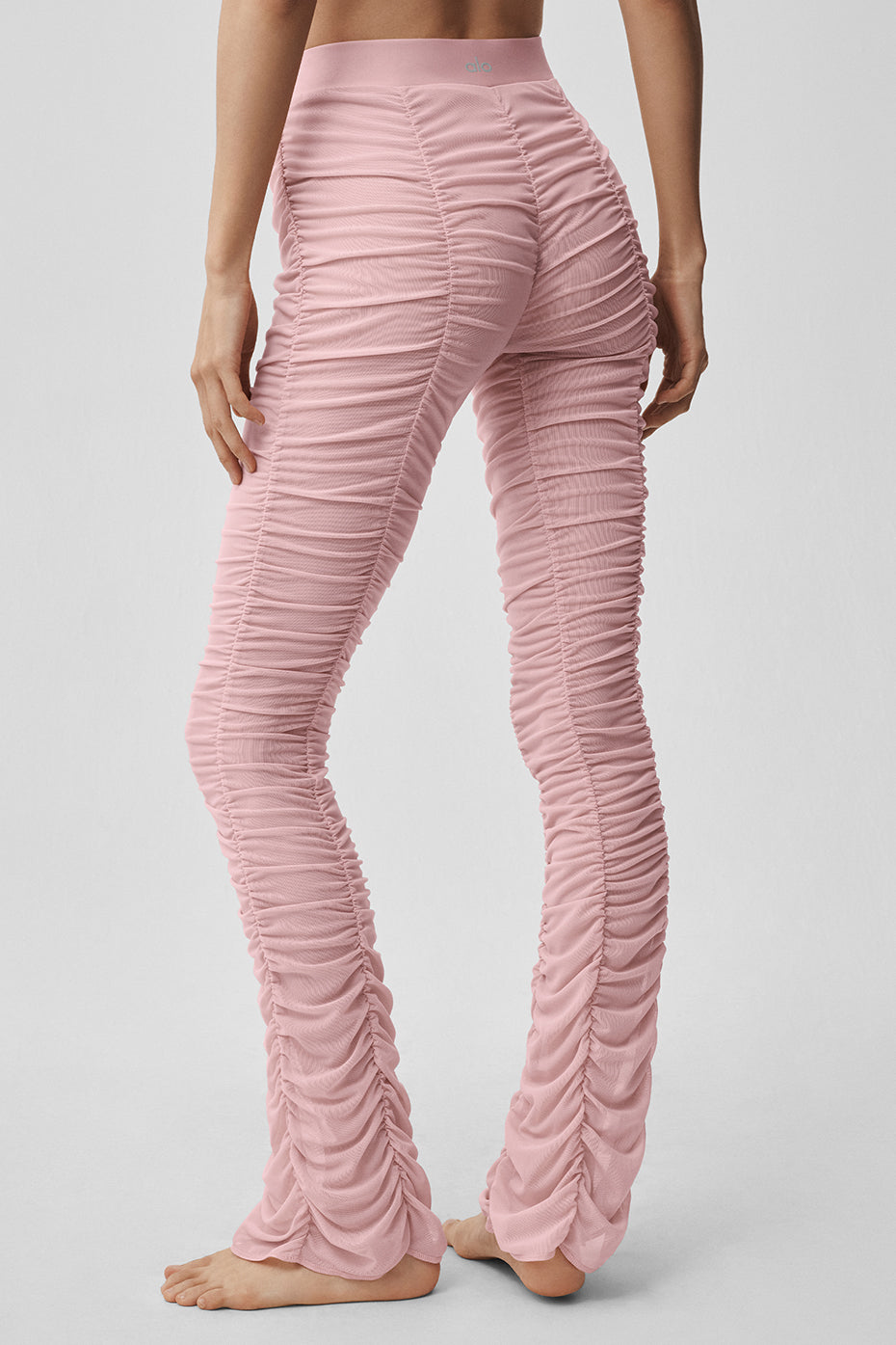 Airlift Mesh High-Waist Cherish Legging - Vintage Pink--1