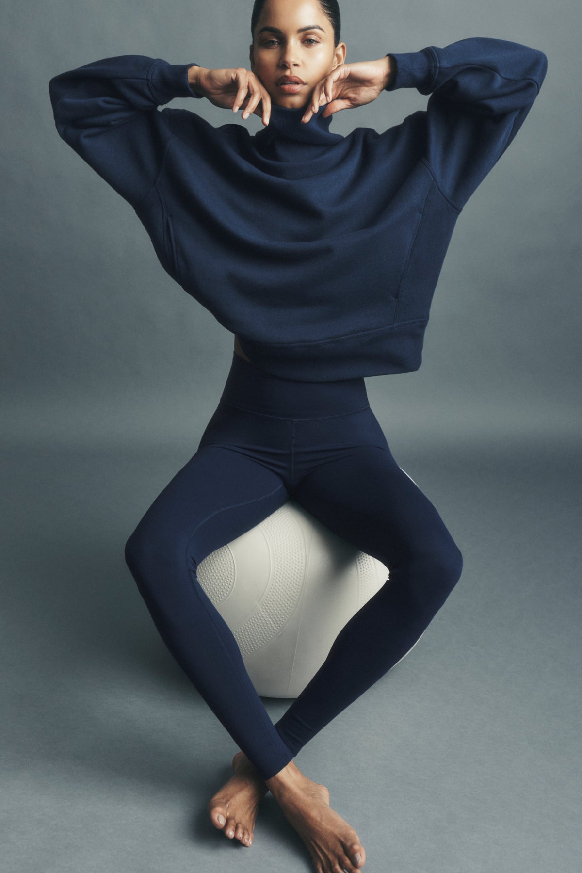 ALO Softsculpt High-Waist Legging - Navy--0