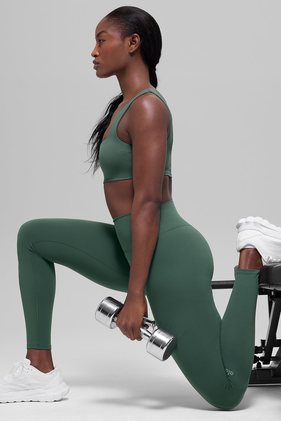 ALO Softsculpt High-Waist Legging - Clover Green--3