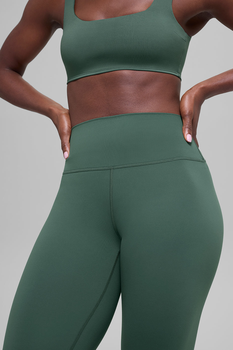 ALO Softsculpt High-Waist Legging - Clover Green--2