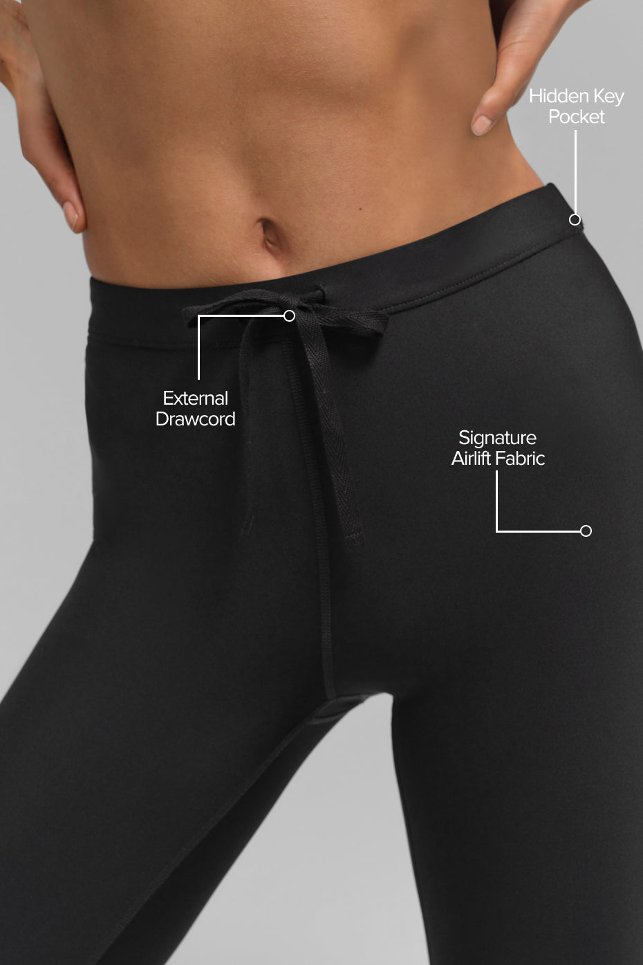 Airlift High-Waist Light Speed Legging - Black--1