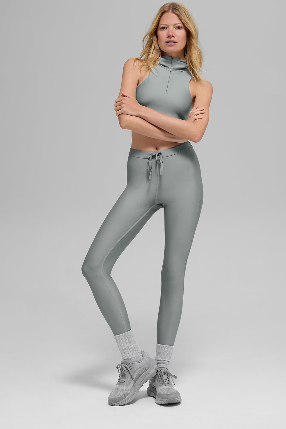 Airlift High-Waist Light Speed Legging - Lunar Grey--4