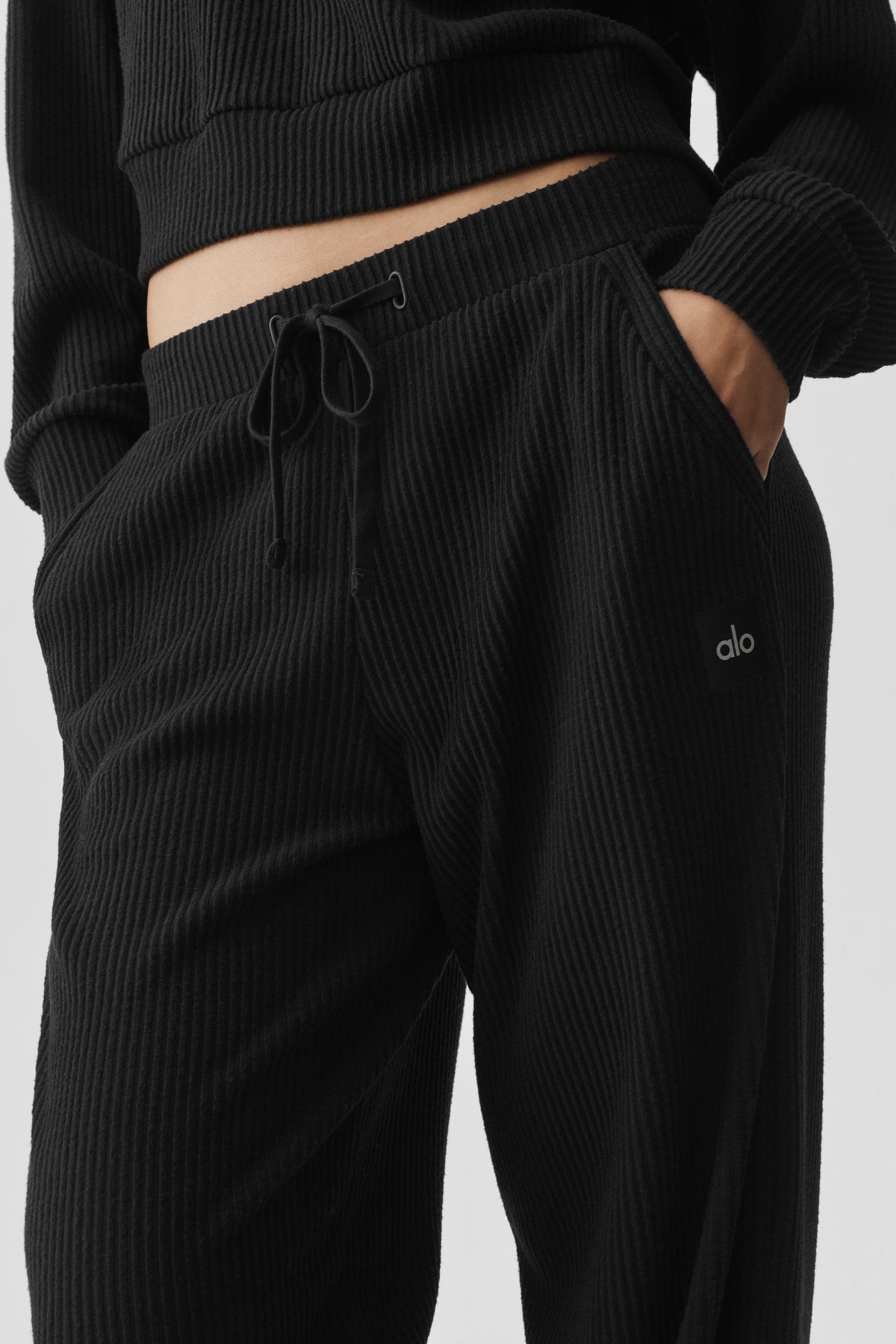 Muse Wide Leg Pant - Black--2