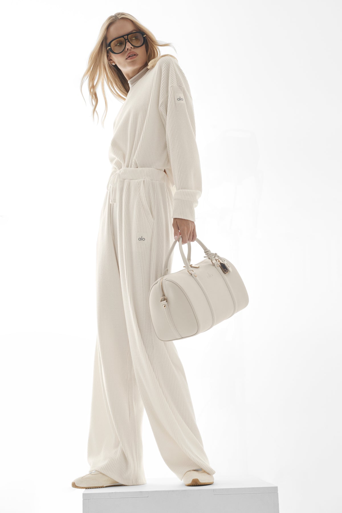 Muse Wide Leg Pant - Ivory--4