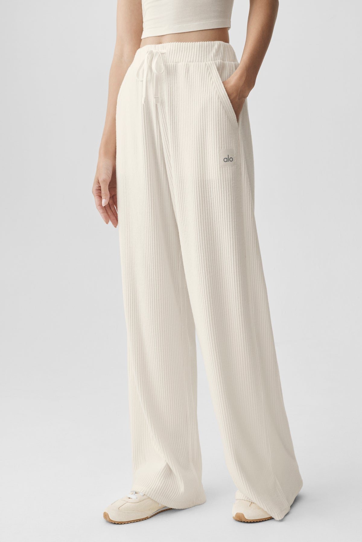 Muse Wide Leg Pant - Ivory--2