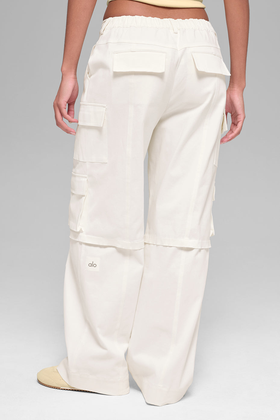 Mid-Rise Scout Cargo Pant - Ivory--3