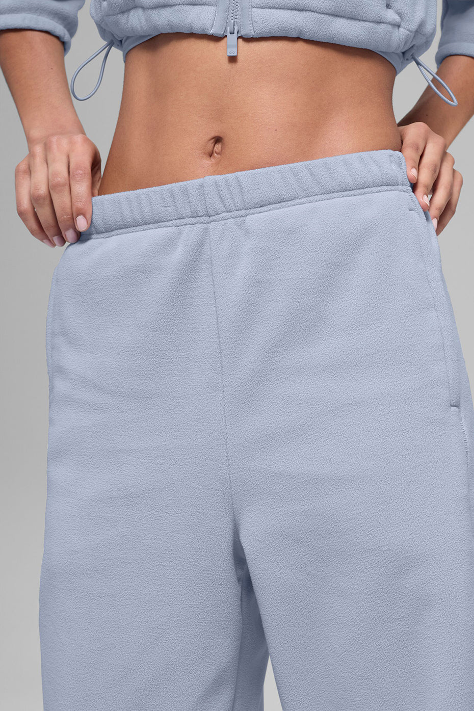 Polar Fleece High-Waist Retreat Jogger - Winter Frost--2