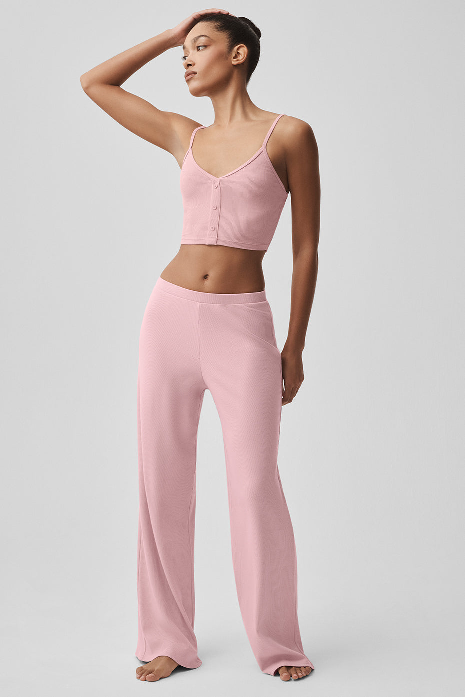 Mid-Rise Dreamlight Straight Pant - Vintage Pink--5