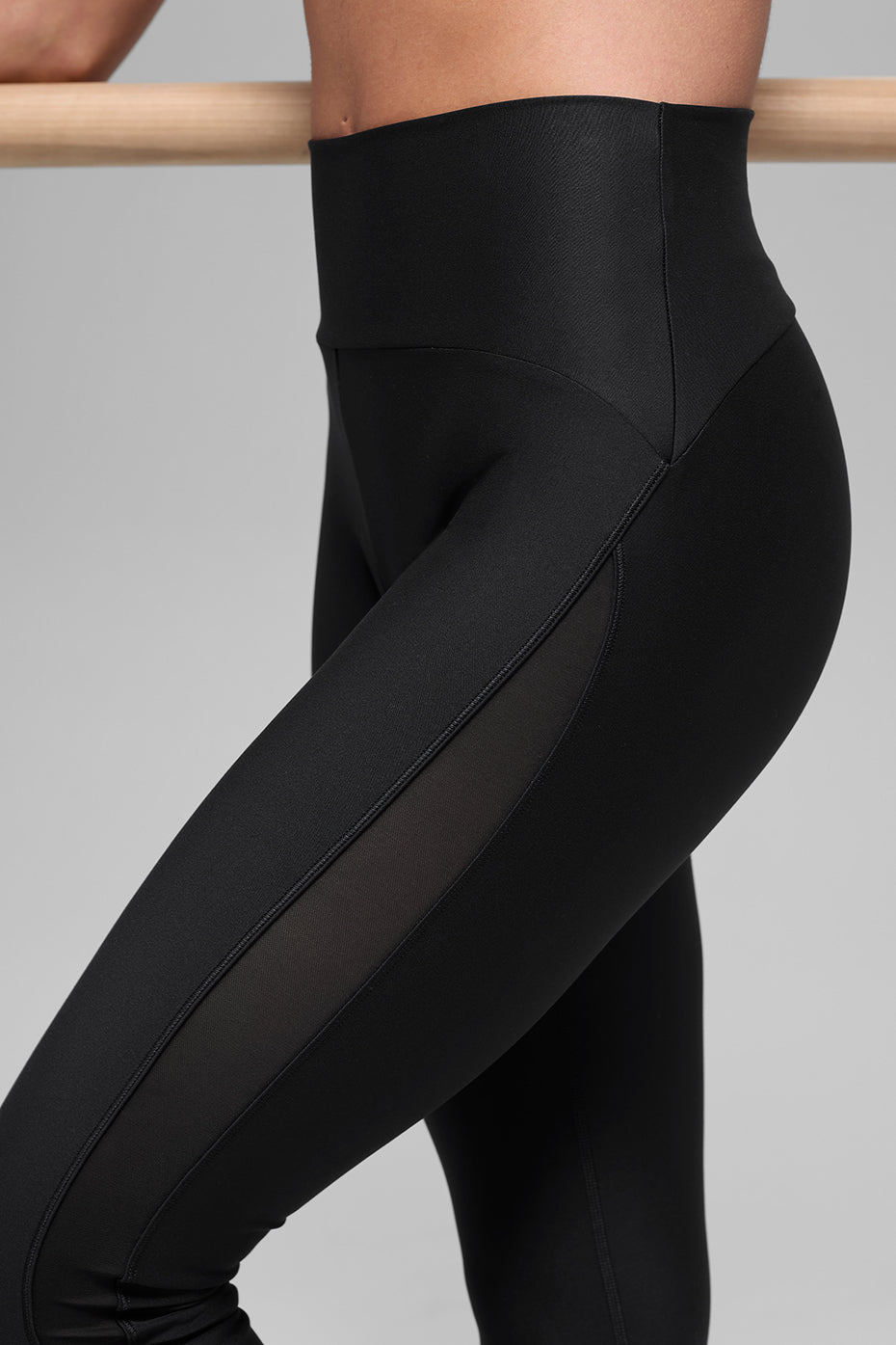 Airlift High-Waist Mesh Infatuation Legging - Black--2