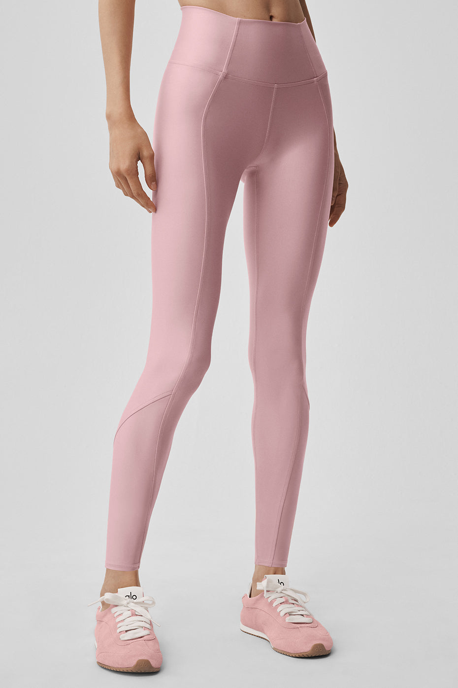 Airlift High-Waist 7/8 Fine Line Legging - Vintage Pink--2