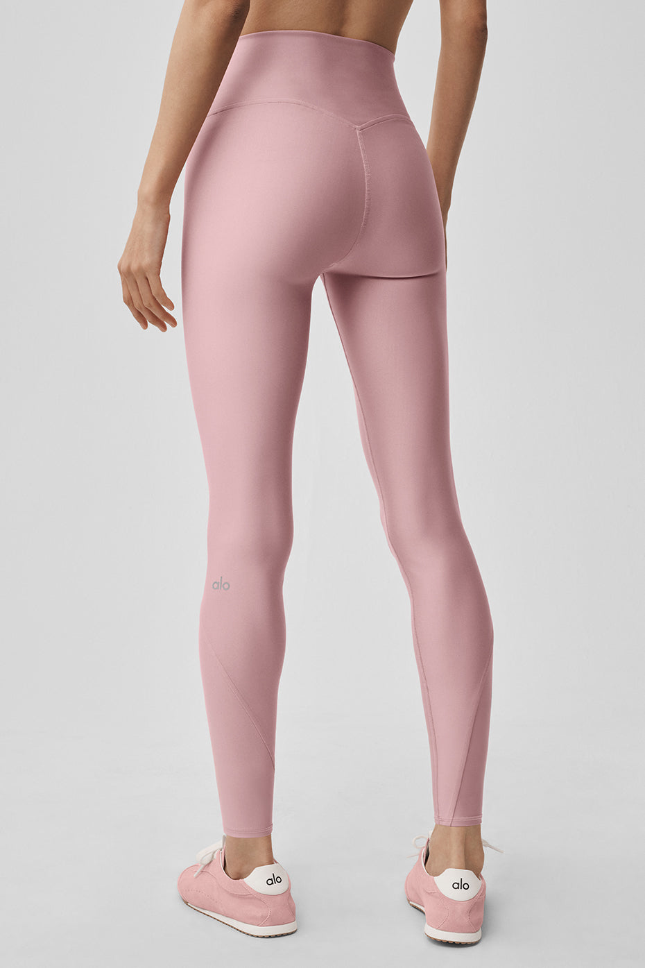 Airlift High-Waist 7/8 Fine Line Legging - Vintage Pink--3