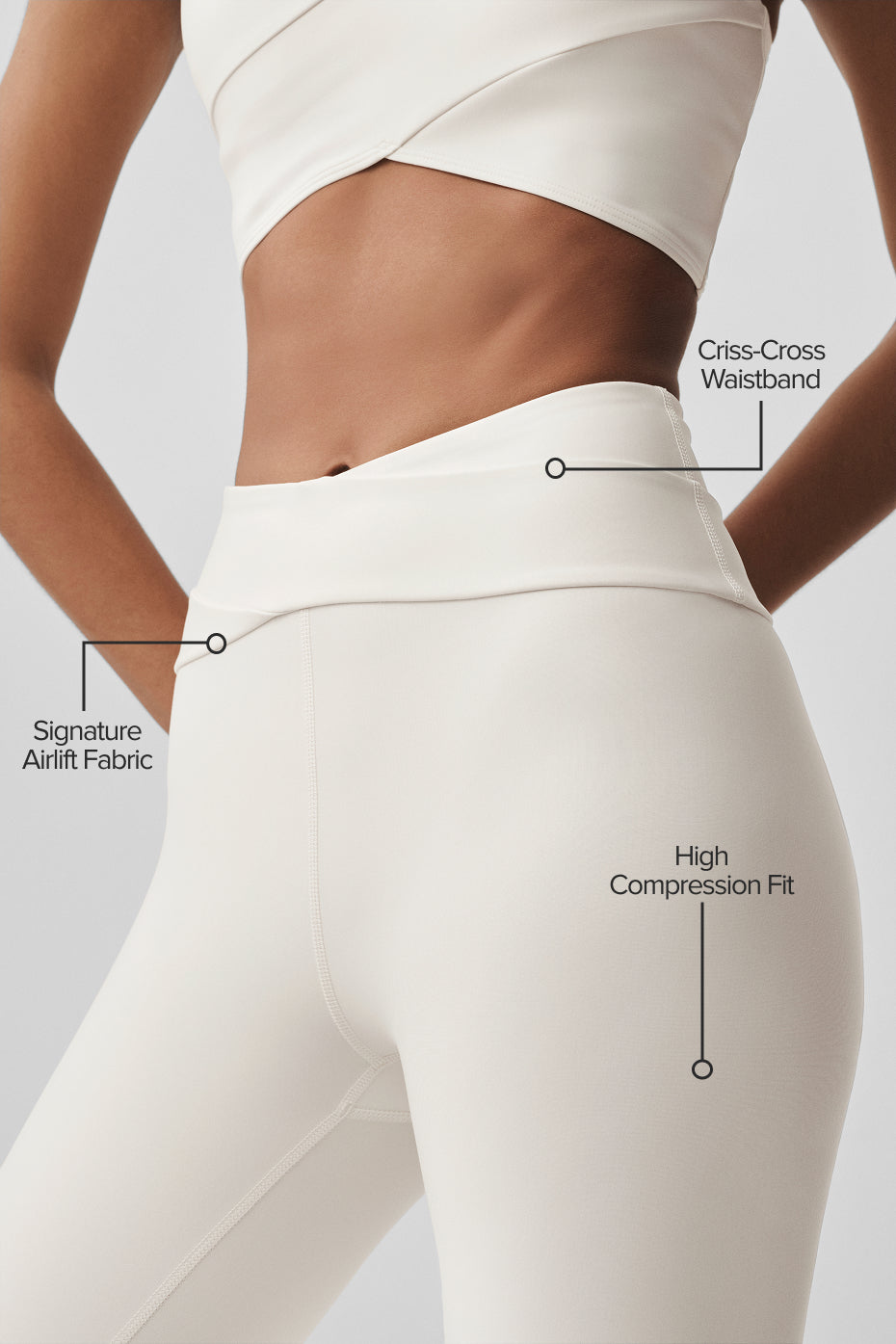 Airlift High-Waist 7/8 Horizon Legging - Ivory--1