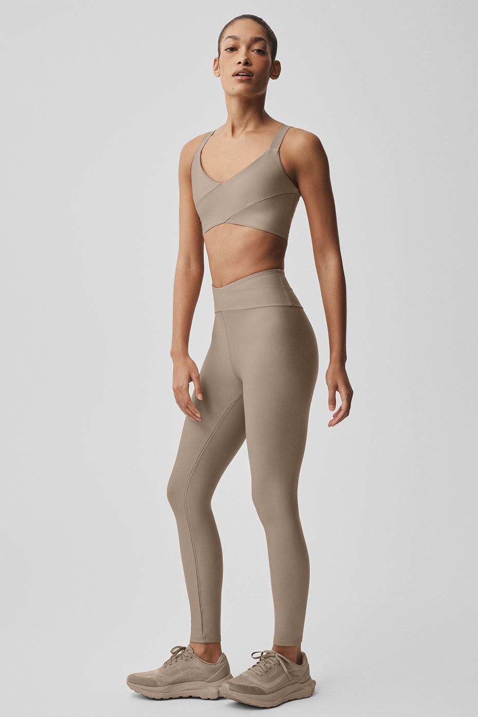 Airlift High-Waist 7/8 Horizon Legging - Gravel--5