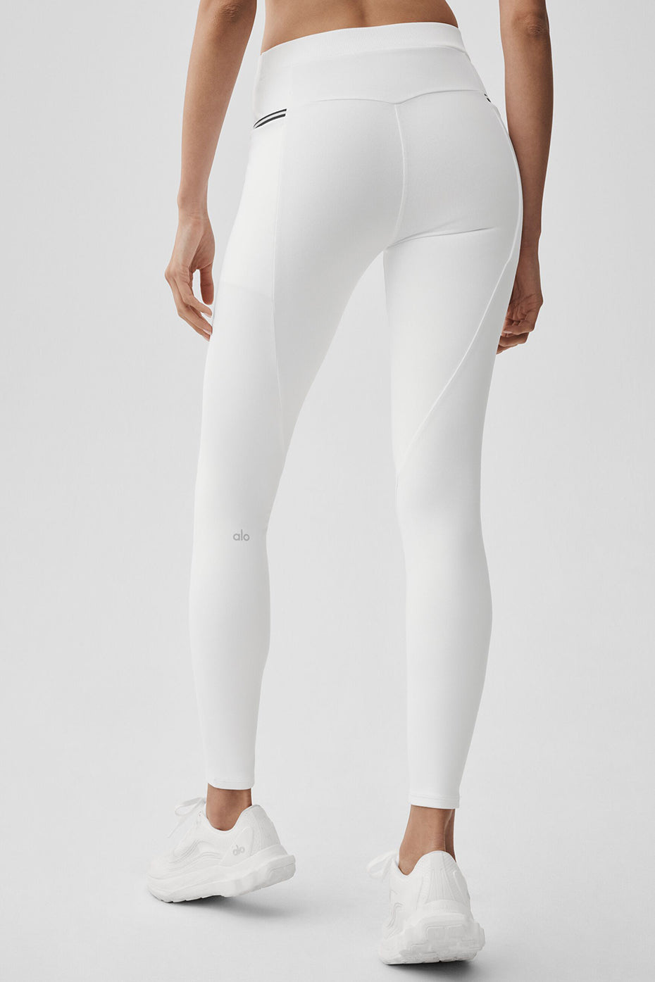 Airbrush High-Waist Fast Track Legging - White/Black--2