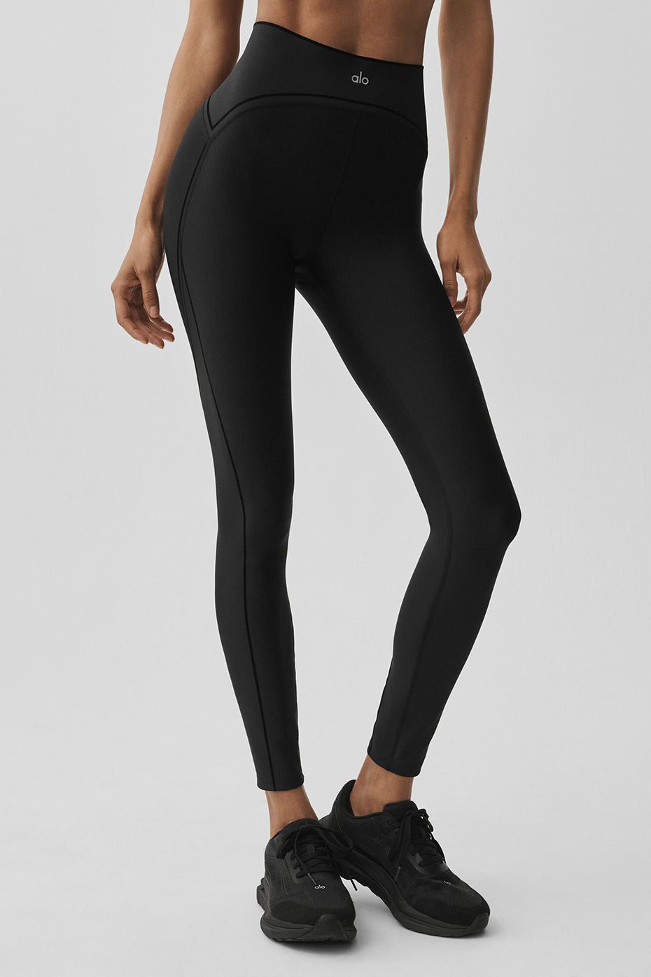 Airlift High-Waist Top-Notch Legging - Black--0
