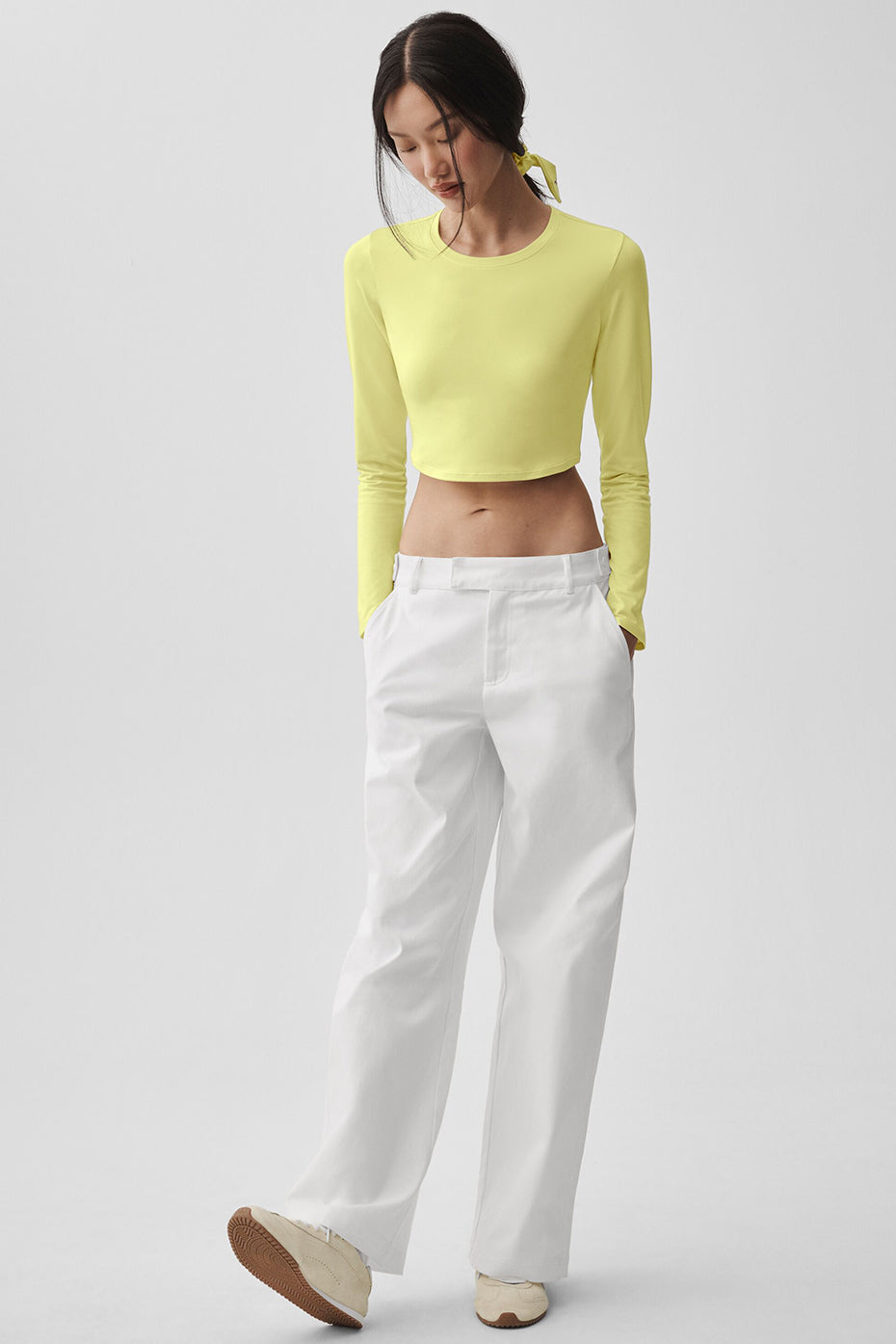 High Road Straight Leg Pant - White--4