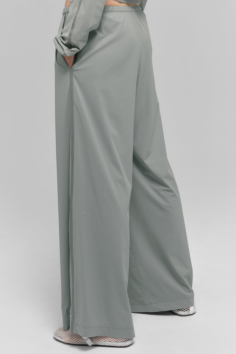 Breezy Wide Leg Pant (Regular) - Lunar Grey--3