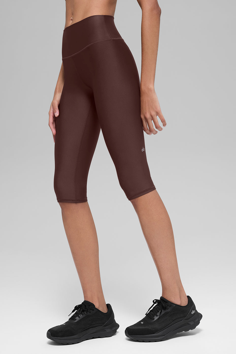 16'' High-Waist Airlift Capri - Brownstone--2