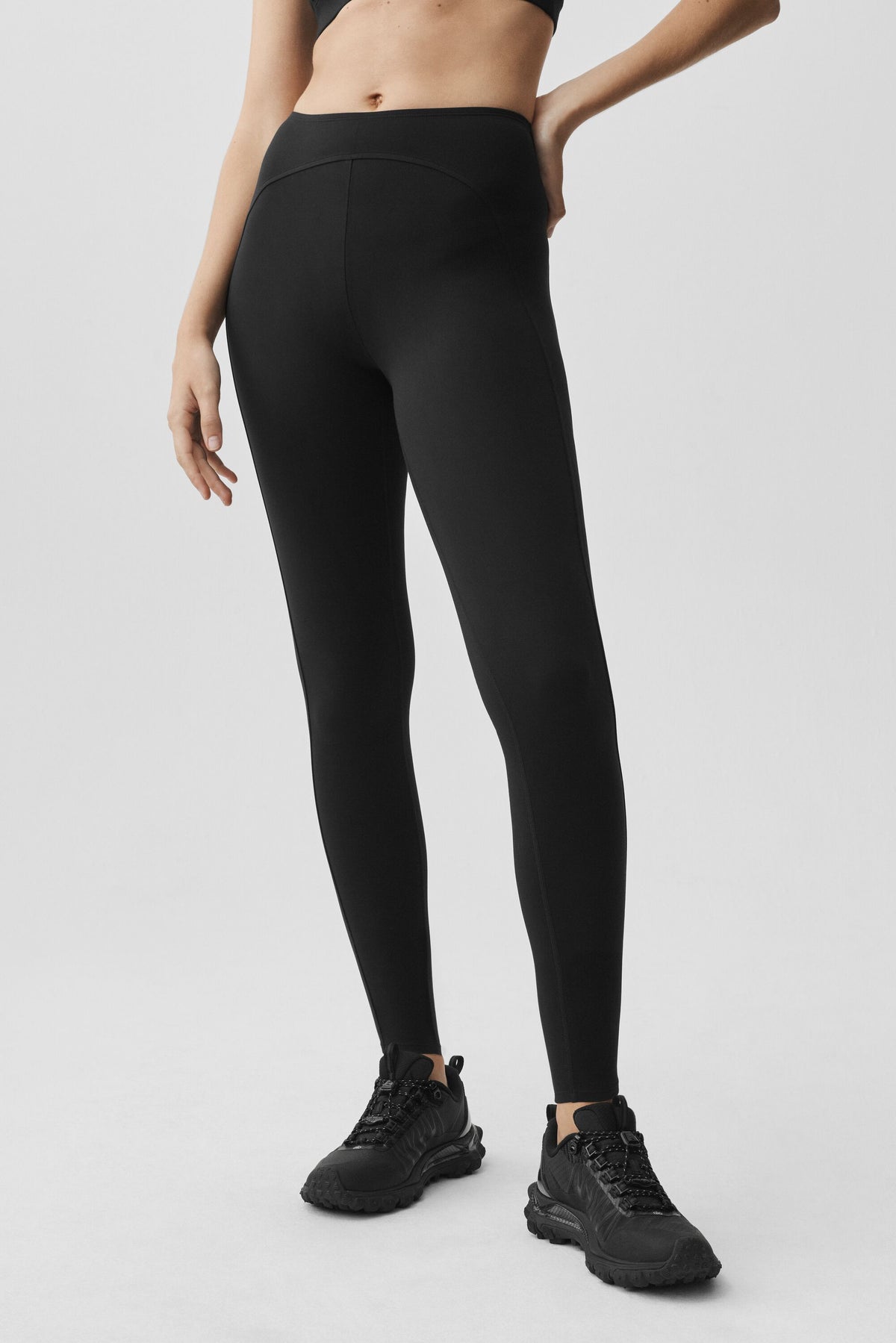 ALO Softsculpt High-Waist 7/8 Superset Legging - Black--2