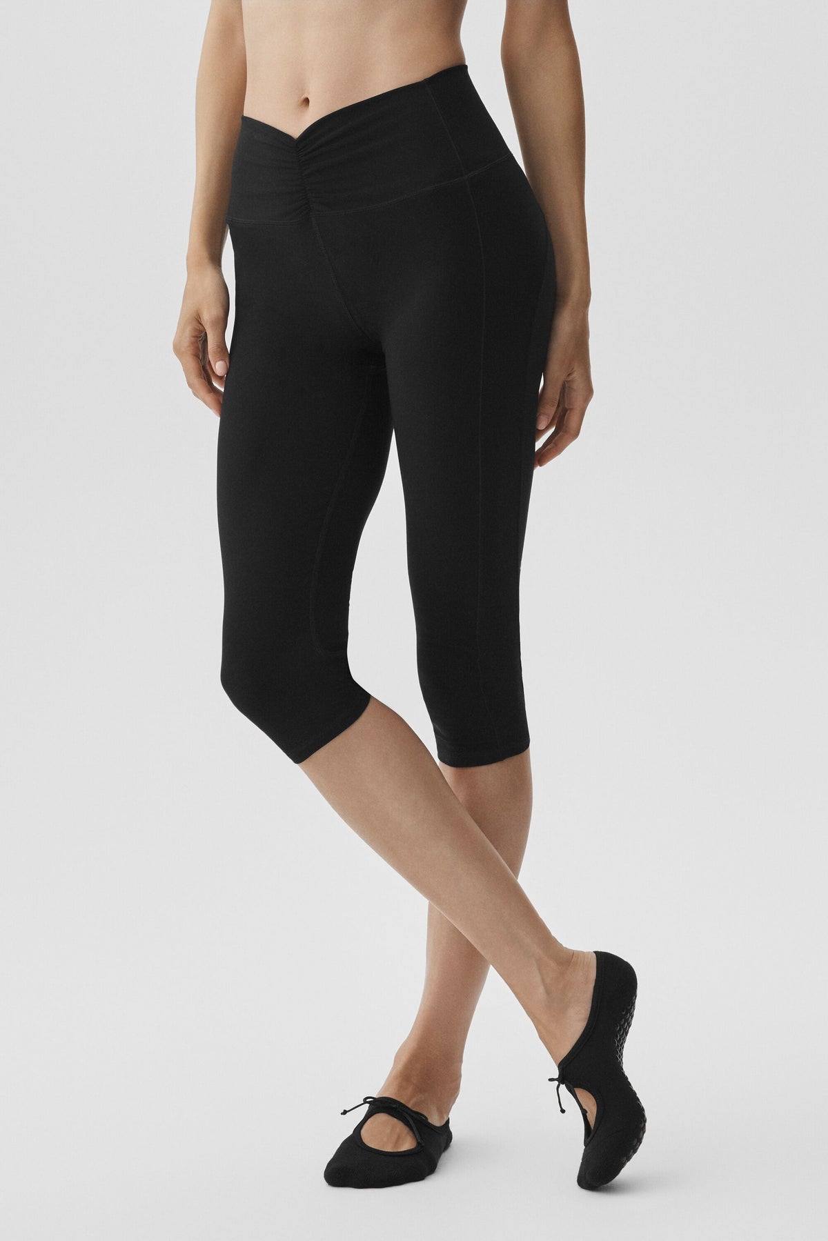 Alosoft High-Waist Intuition Capri - Black--2