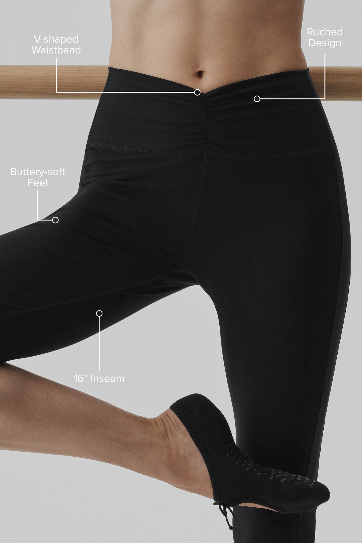 Alosoft High-Waist Intuition Capri - Black--1