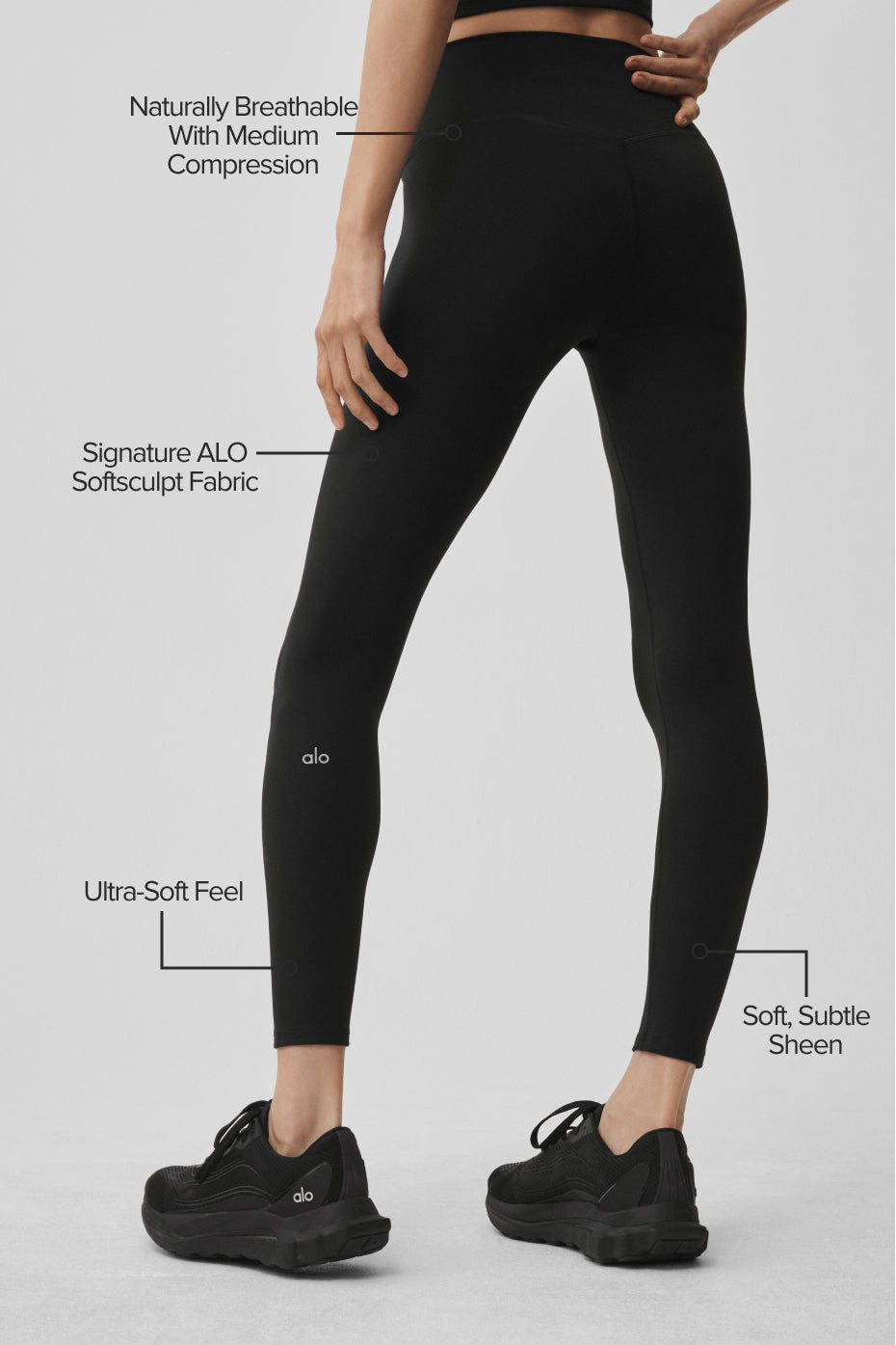 ALO Softsculpt High-Waist 7/8 Legging - Black--1