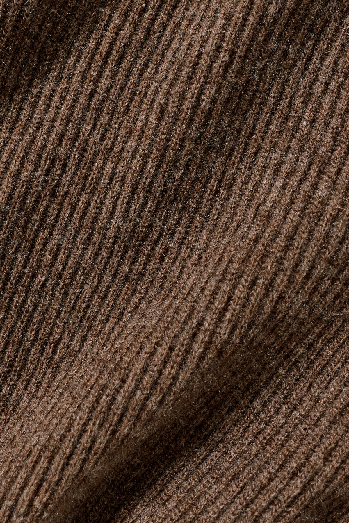 Cashmere Wool Low-Rise Harmony Trouser (Regular) - Java Brown Heather--4