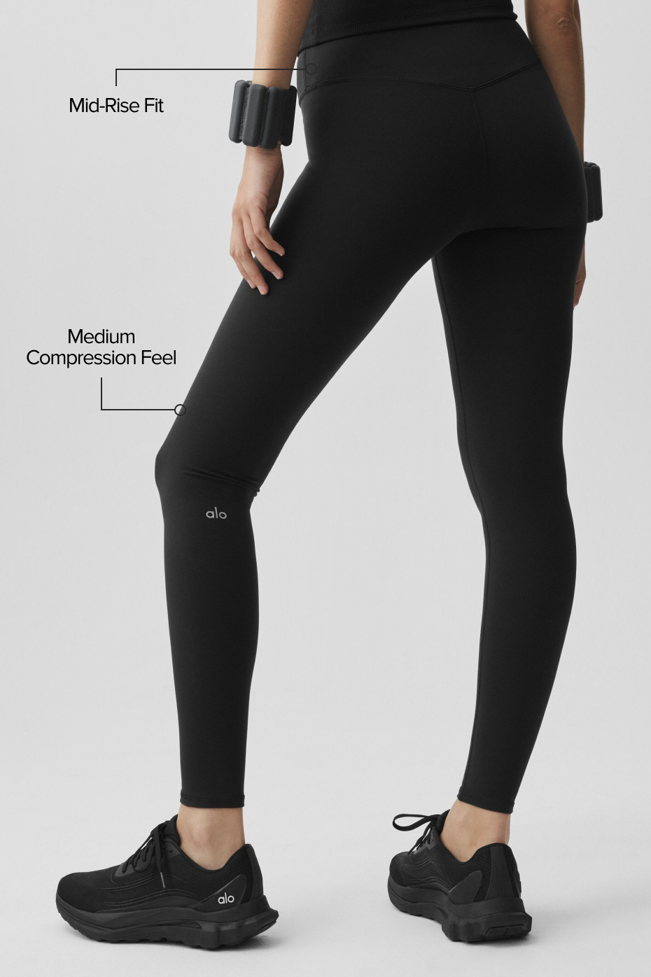 Airbrush Mid-Rise Legging - Black--1