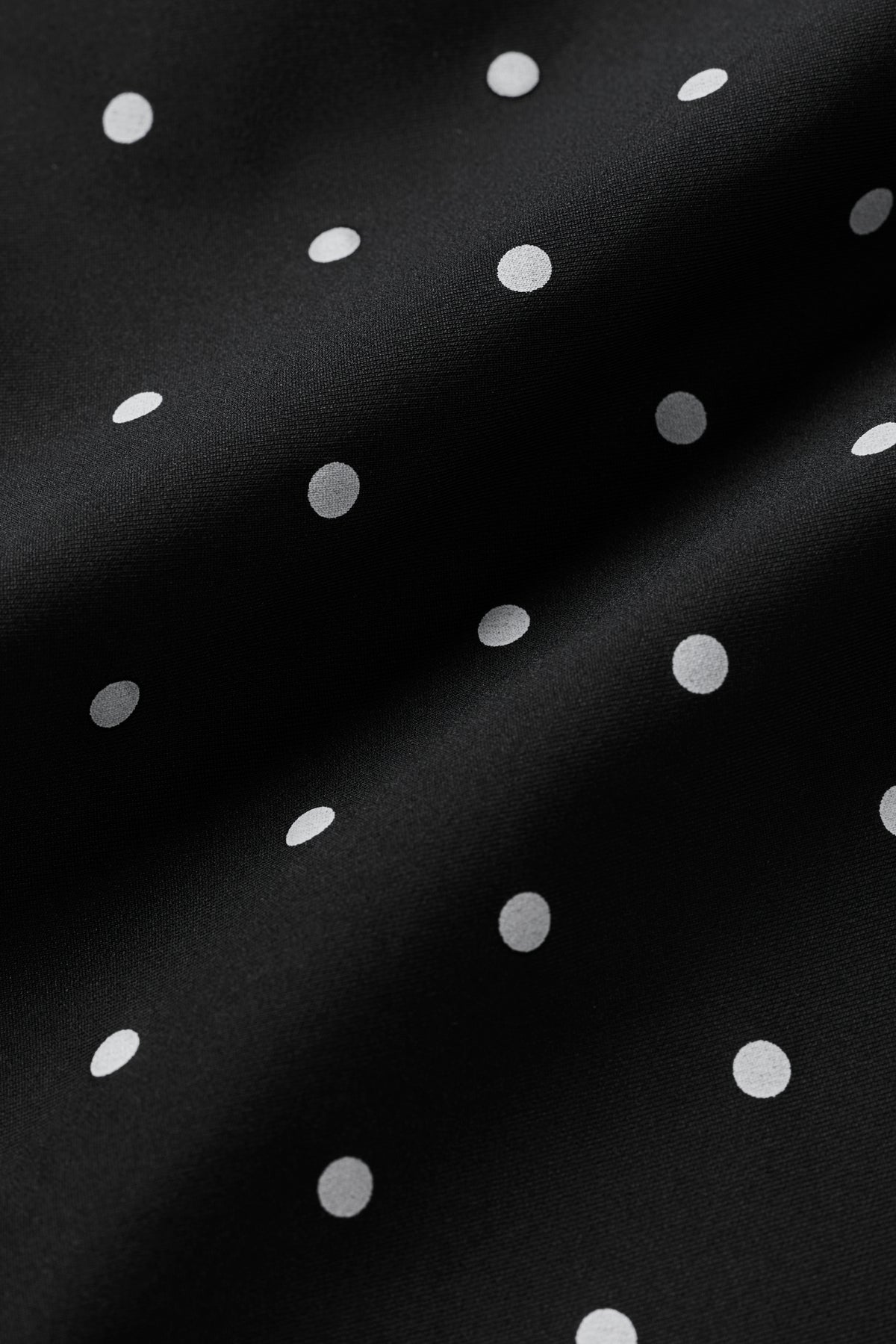 Airlift Polka Dot High-Waist Iconic 90's Capri - Black/White--4