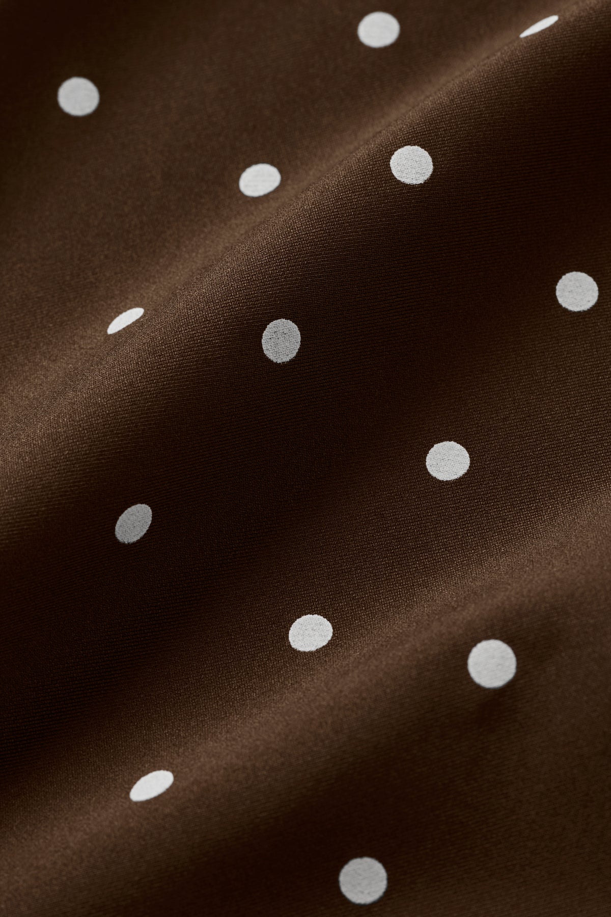 Airlift Polka Dot High-Waist Iconic 90's Capri - Espresso/White--4
