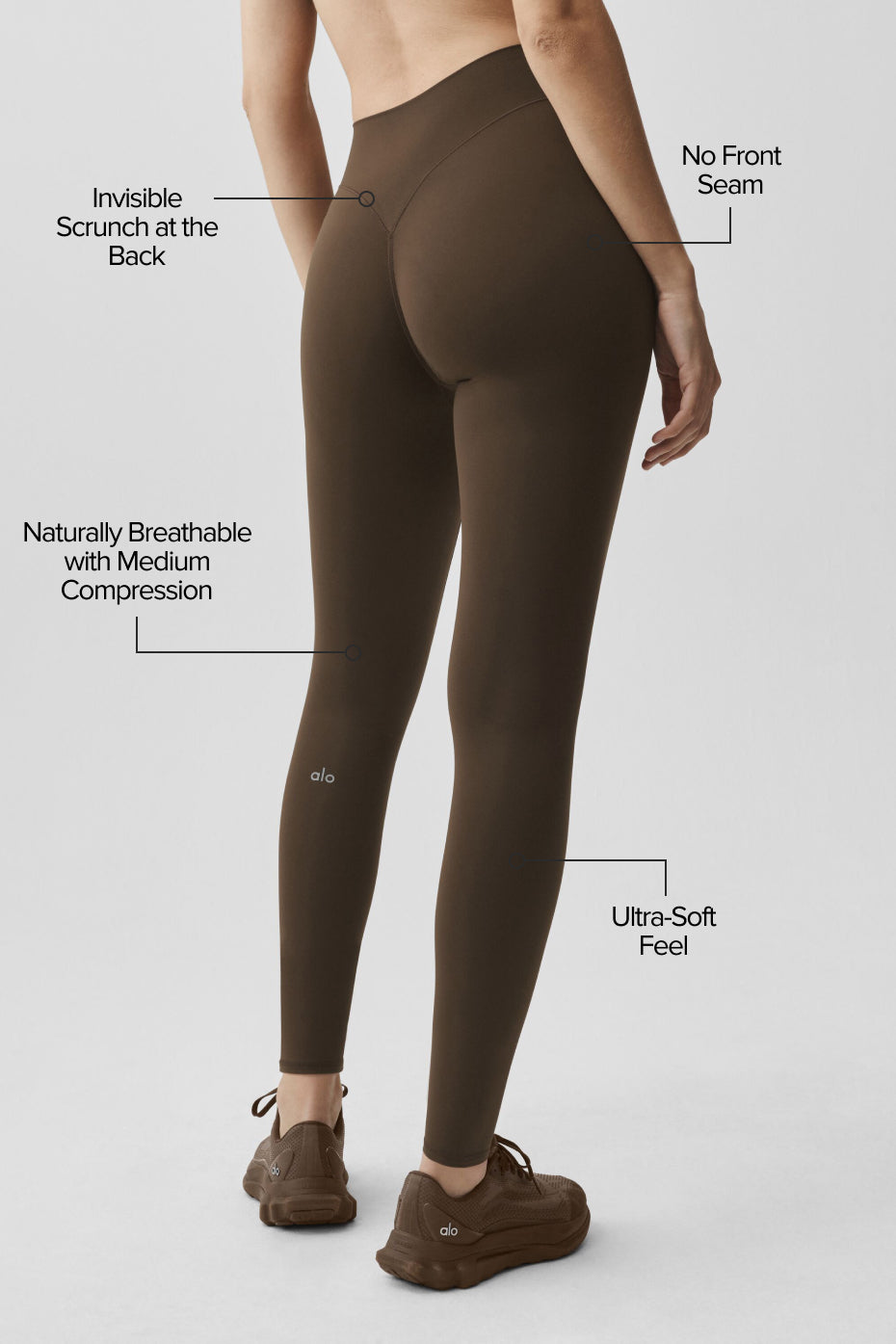ALO Softsculpt Define Legging - Espresso--1