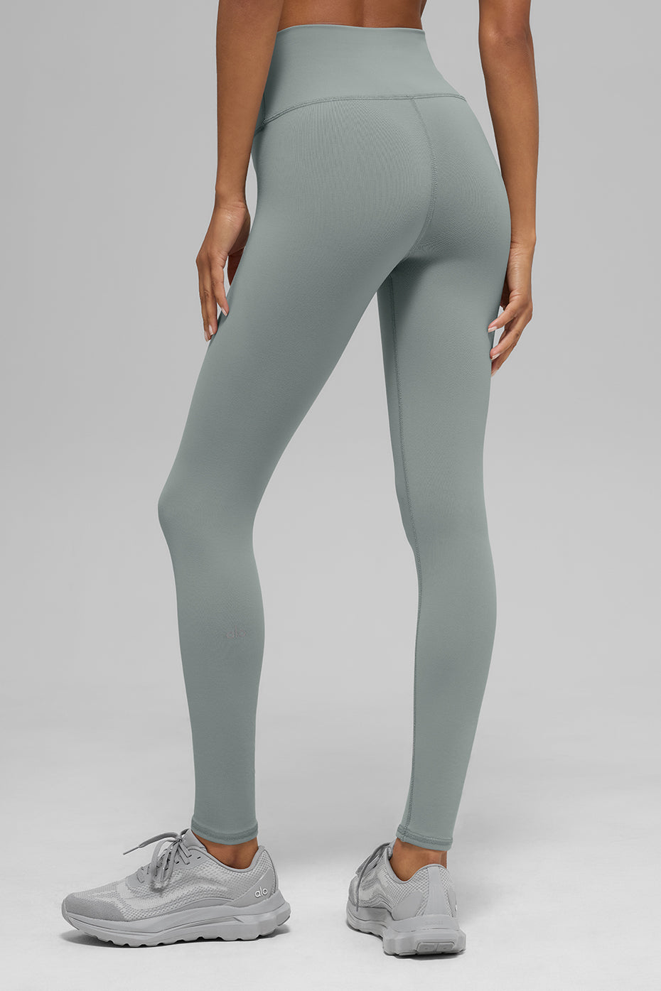 High-Waist Airbrush Legging - Lunar Grey--2