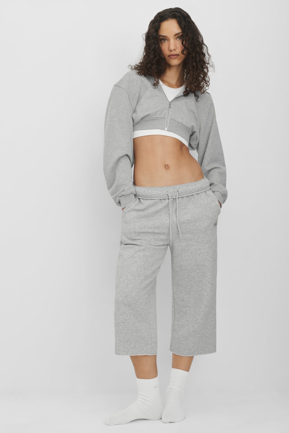 Accolade Cutoff Sweatpant - Athletic Heather Grey--3